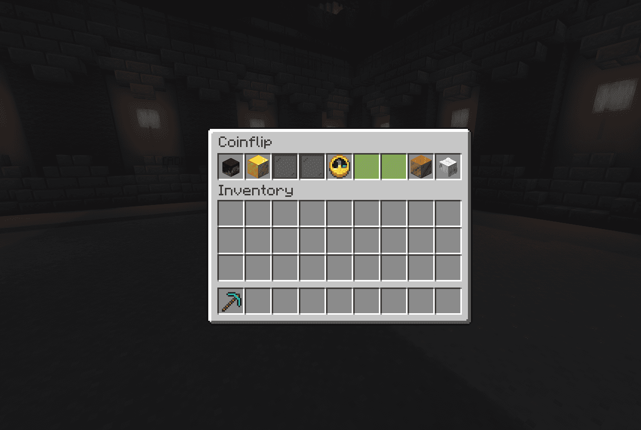 In-game screenshot representing coinflip wagers.